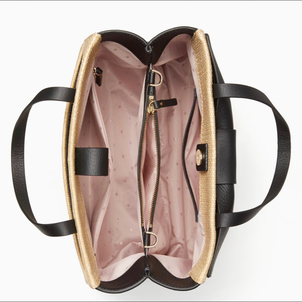 Kate Spade Olive Drive Straw Brigette Bag - Picture 4 of 14